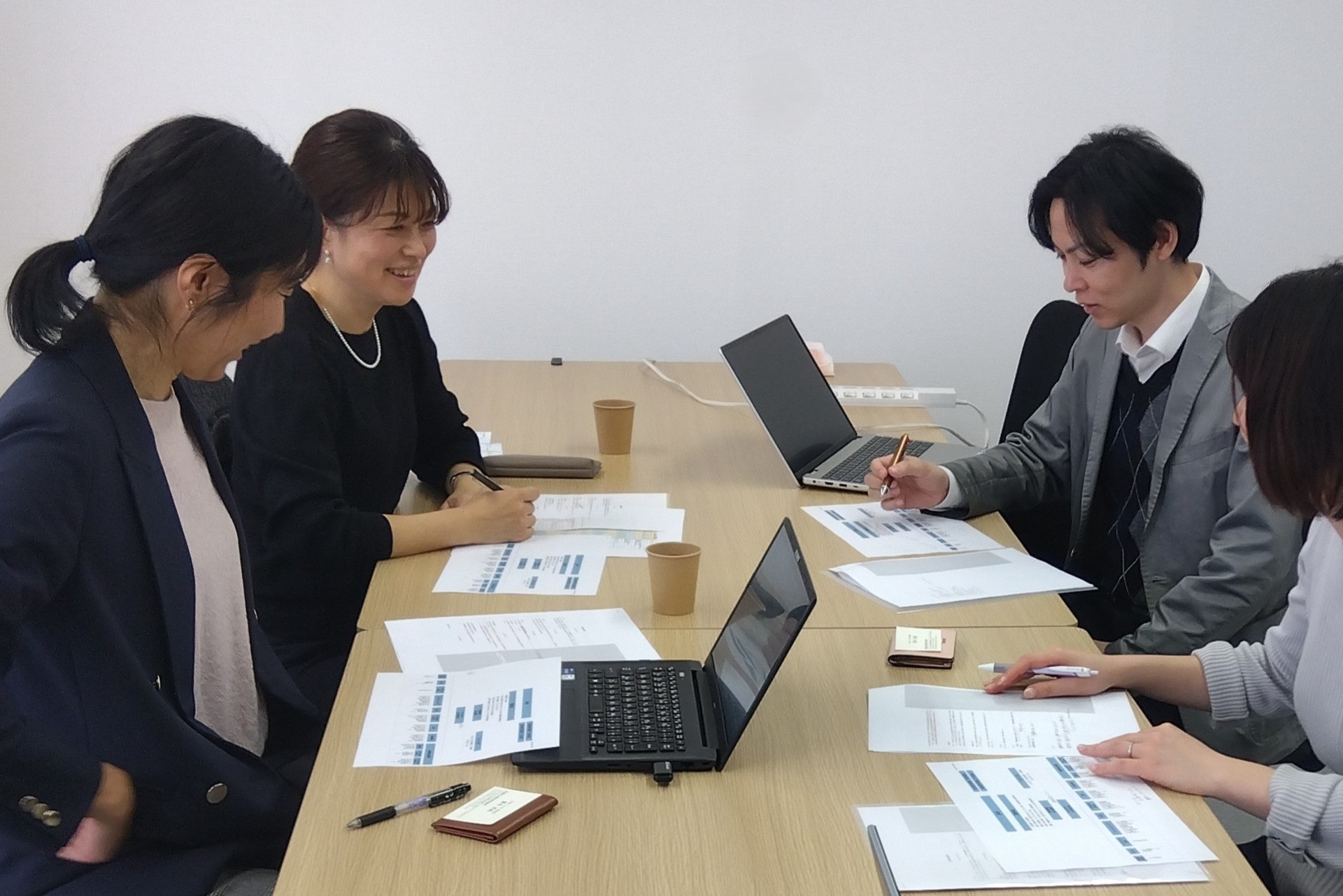 お打ち合わせの様子 お打ち合わせの様子