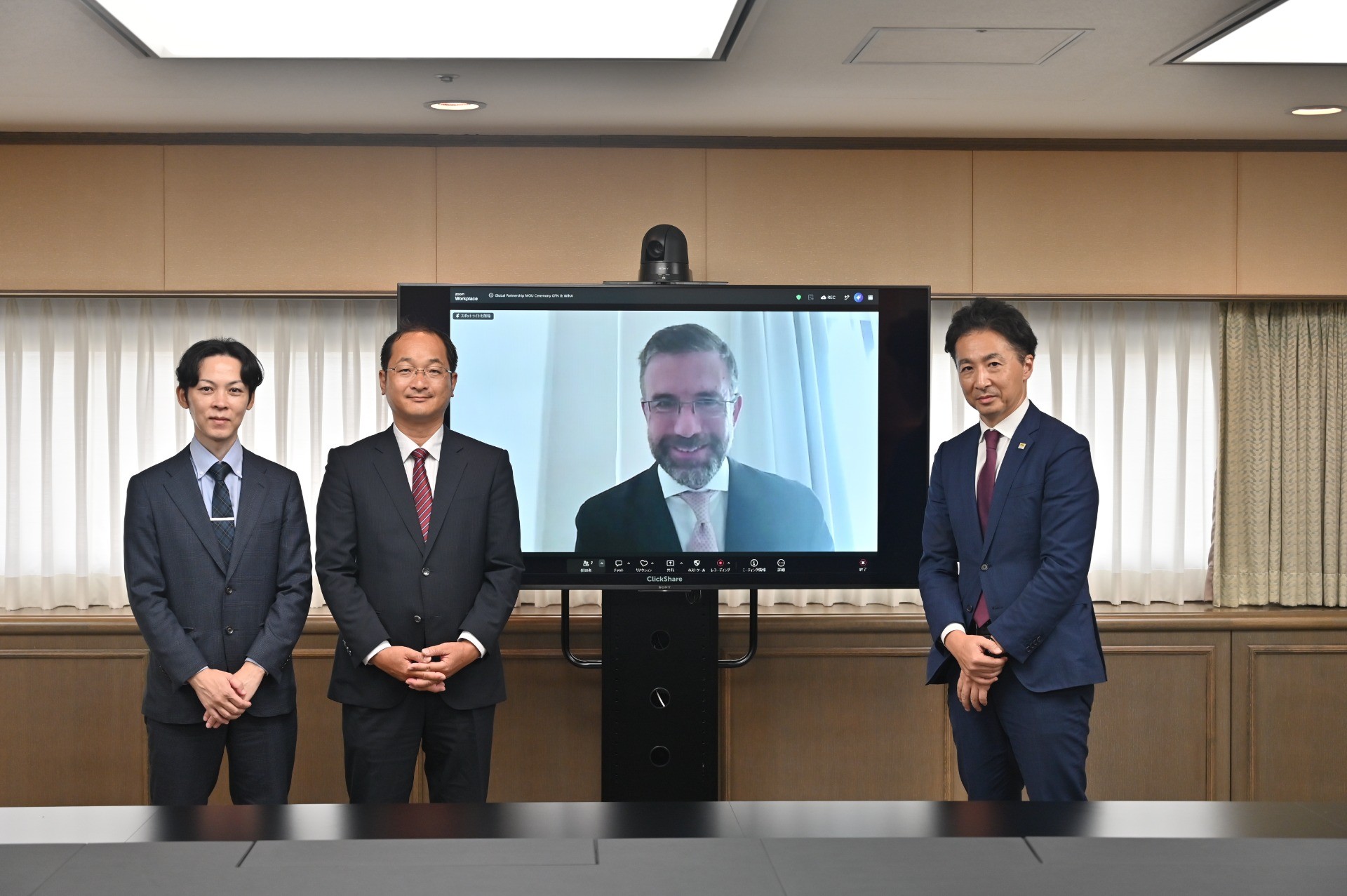 GFNとWINAが食料支援に関するMOUを締結―調印式に同席しました